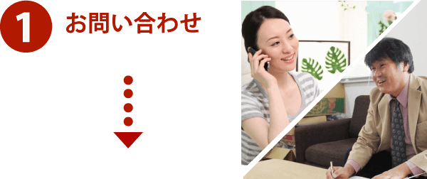 骨董品・美術品買取の流れ１ お問い合わせ