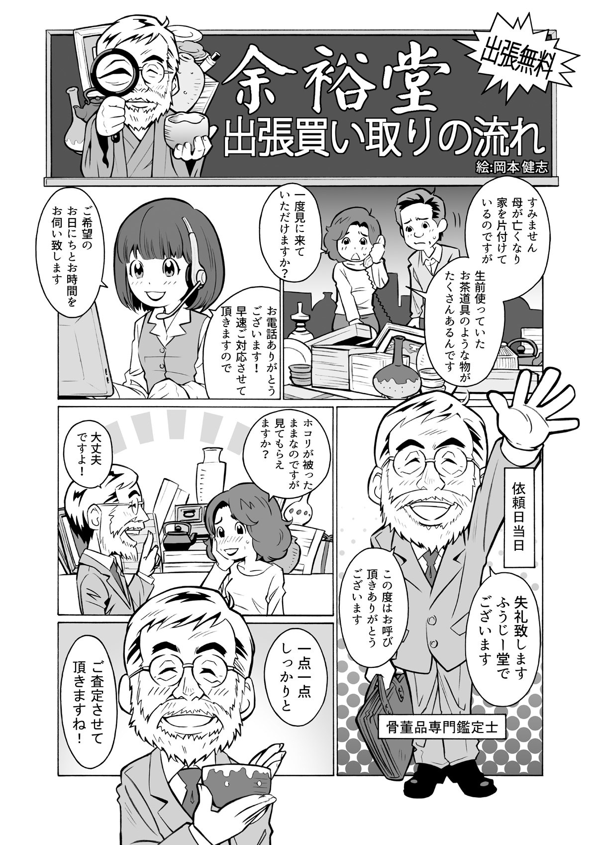 骨董品・美術品買取のご利用の流れ